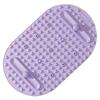 Silicone Foot Massage Mat for Reflexology & Circulation, Large Acupressure Pad for Indoor Jogging & Pain Relief Violet