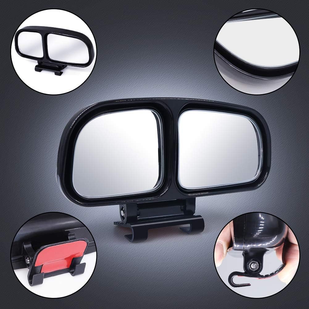 Biqing Automotive Auxiliary Easy Wide Angle Side Mirror for Maximum View Inside the Right Auxiliary for and Wagons Mirror, Installation, Vehicle,