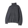 NODU Soft Cashmere-Like Turtleneck Long Sleeve Knit Sweater [Gray]