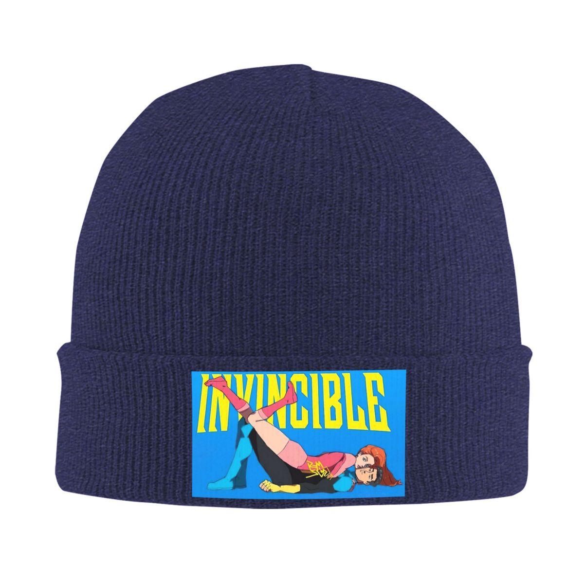 

Allen The Alien Logo Invincible Tv Series Warm Knitted Cap Winter Knit Bonnet Hat Skullies Beanies Hip Hop Caps for Unisex One Size