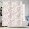 Luxury Marble Shower Curtain Waterproof Print Home Decor Bathroom Decorative Wall Covering Pvc Fabric Bath Mat Gray White Rose G