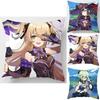 Genshin Impact Weicher Polyester Pfirsichhaut Kissenbezug für gemütliche Rückenstütze