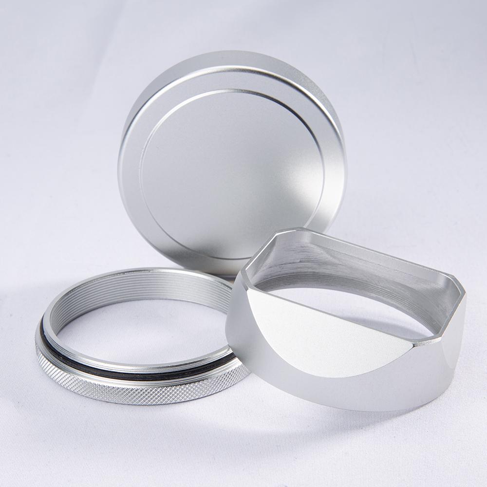 For Fujifilm X100V X100VI Square Camera Lens Hood Metal Screw-in Lens Hood Lens Cap Replaces Photography Accessories For Fujifilm X100V