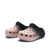 Crocs EVA Fashion Personalised Design Versatile Gift Bag Edition Hole Shoes Unisex Black and Pink