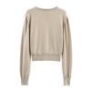 Autumn Women's Fashion Versatile Button-Decor Detachable Knit Pullover Sweater