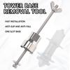 Stainless Steel Bicycle Tower Base Tool Silver Tower Base Installer  Bike Accessories
