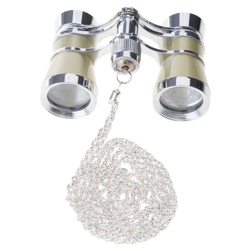 Vintage Opera Glasses Binoculars with Chain Opera Theater Glasses Portable Binocular Telescope for Stage Concert Camping