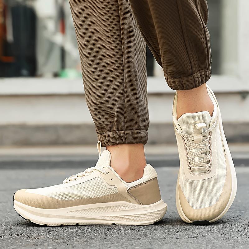 Spring Men'S Fashionable And Comfortable Casual Shoes Lightweight Shock Absorbent Breathable Outdoor Sports Running Shoes