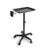 Large Capacity Vertical Salon Hair Salon Tool Cart Beauty Hairdressing Aluminum Tray Nail Art Mobile Storage Rack