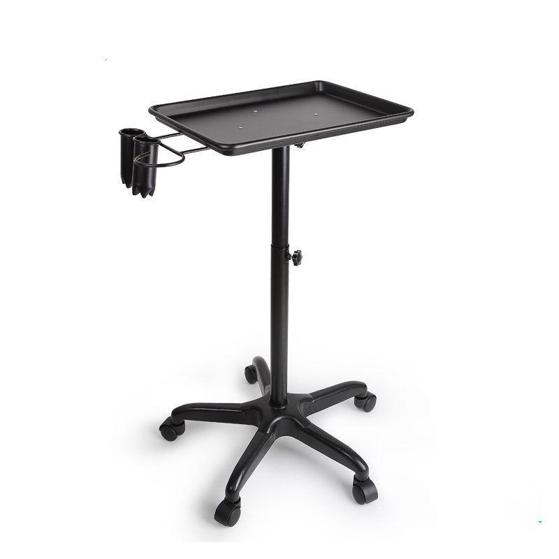 Large Capacity Vertical Salon Hair Salon Tool Cart Beauty Hairdressing Aluminum Tray Nail Art Mobile Storage Rack