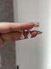 2026 New Light Luxury Exquisite High-end Design Water Drop Drill Ear Hole Earrings Temperament Earrings Cochlear Nails for Women