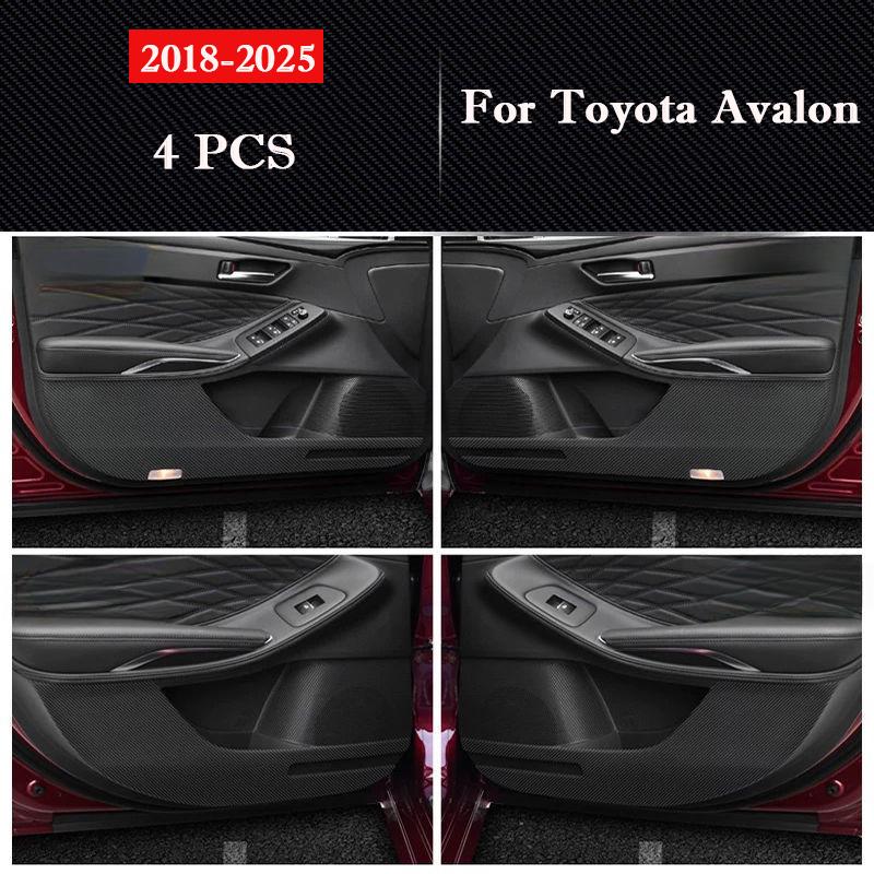 For Toyota Avalon 2018-2025 Car Door Anti-kick Pad Interior Protection Sticker Modification Decorative Sticker Auto Accessories