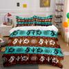 Tribal Print Three-Piece Decoration Set Soft Skin-Friendly Bedding Set Includes 1 Duvet Cover And 2 Pillowcase Gift