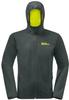 Куртка Jack Wolfskin Bornberg Hoody M черная олива/светлячок