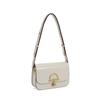 Vintage Brown Horseshoe Buckle Crossbody Bag Women 2026 Minimalist Office Shoulder Small Square Leather Handbag