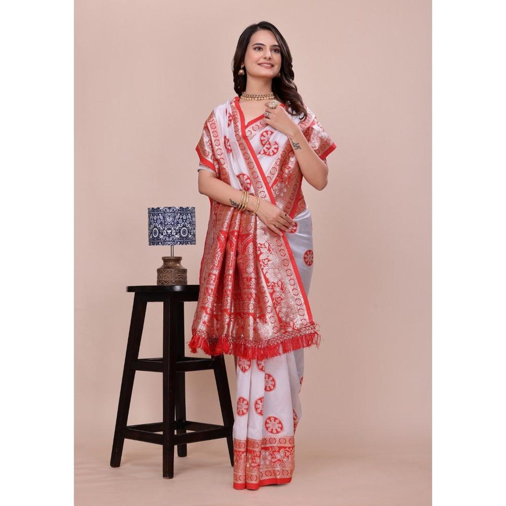 Royal Meenakari Paithani Silk Saree – Timeless Wedding Elegance