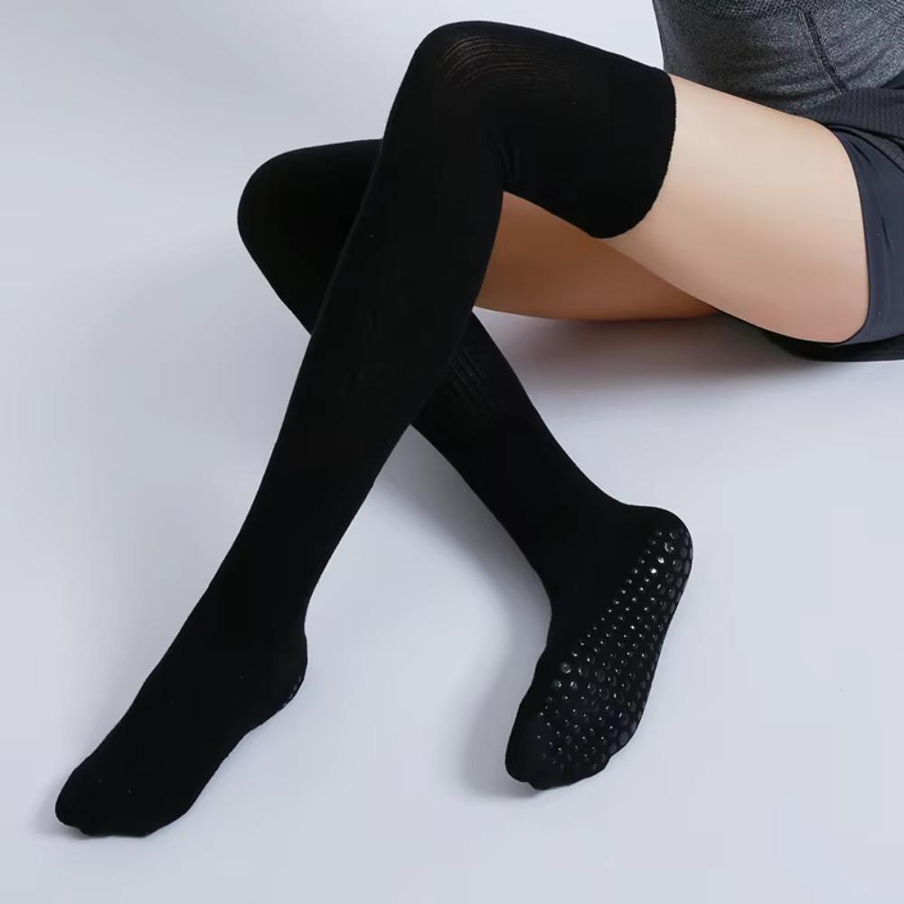 Breathable Pilates Socks Long Tube Dance Socks New Sports Socks  Women