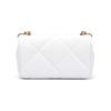 Tory Burch Kira Kette Umhängetasche Klappenverschluss Napa Leder Crossbody Mini Damen Taschen Weiß 154710-100
