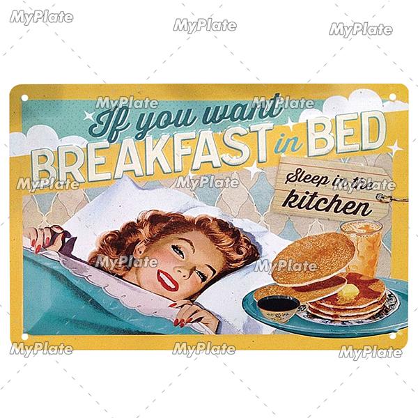 

Kitchen Woman Metal Sign Bar Pub Decor Plaque Metal Vintage Crafts Home Decor Painting Plaques Art Pinup Poster 20x30cm（7.8x11.8inch）