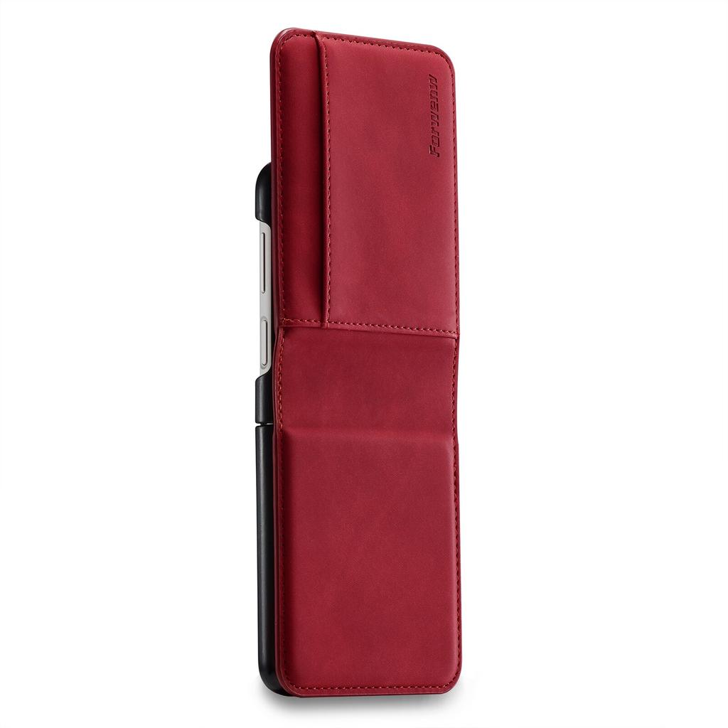 Buy Flip Leather Case For Samsung Z Flip 3 5G Case Luxury Card Holder