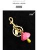 Colorful Cartoon Mushroom Keychain: Creative Bag Charm & Car Pendant