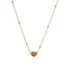 Minimalist elegant inimioare mici pandantiv colier choker titan oțel lanț claviculă pentru doamne femei cadou delicat