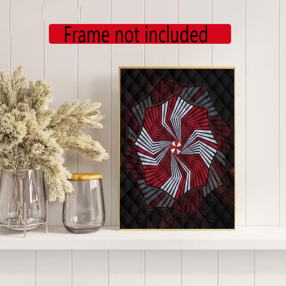 Resident Evil Alice 5D Round Diamond Painting Kit Diamond Embroidery Painting Rhinestones Mosaic Frameless Handwork Decoration Arts