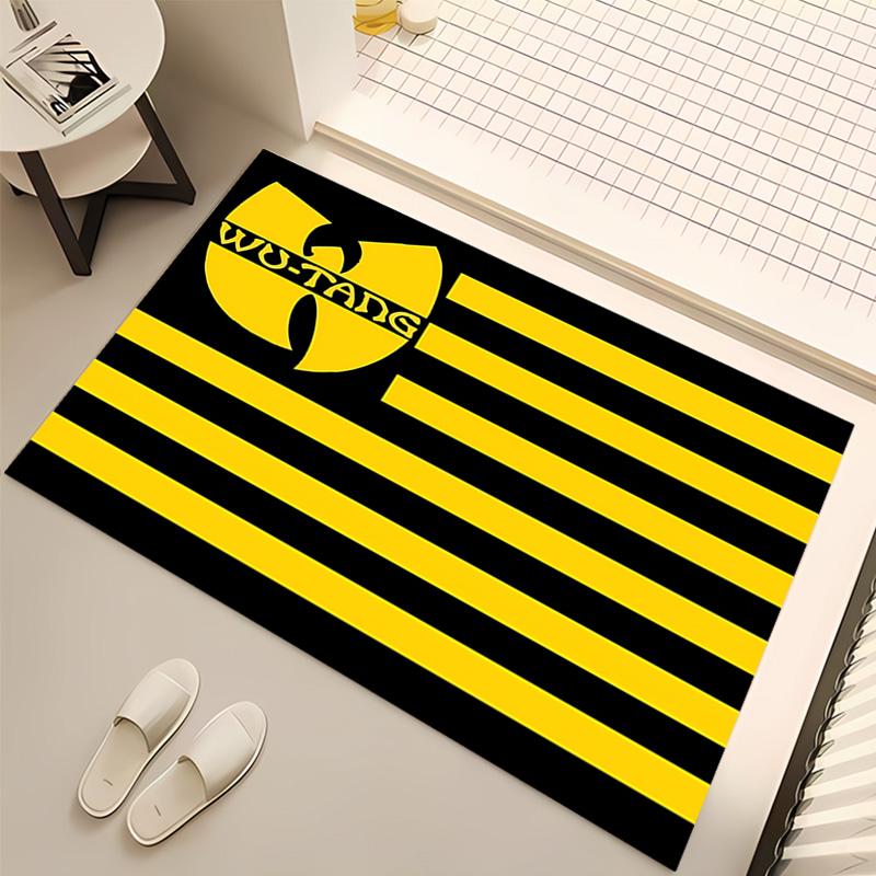 Wu-T-TANG Clans Print Area Rug - Soft,Washable Non-Slip Indoor Mat,Living Room,Home Office Decorative Rug