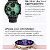 Smart Talk Watch Damen AMOLED Display NFC Steuerung Mass Dail Bluetooth Anruf Smartwatch Herzfrequenz Blutdruck Frauengesundheit