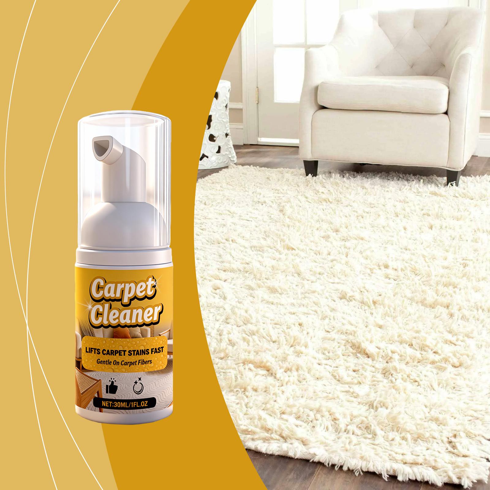 

Пеноочиститель для ковров и тканей, Мягкое, Чистое и Удобное Чистящее Средство Для Удаления Пятен с Домашних Ковров 30 мл one size