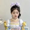 Cute Baby Bows Hair Clip For Kids Girls Solid Color Hairpins Barrettes Handmade Headwear Hair Accessories Princess Lolita Hair Clamp