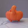 Pumpkin Cat Candy Bowl 3D Printed Snack Serving Container Autumn Thanksgiving Day Harvest Halloween