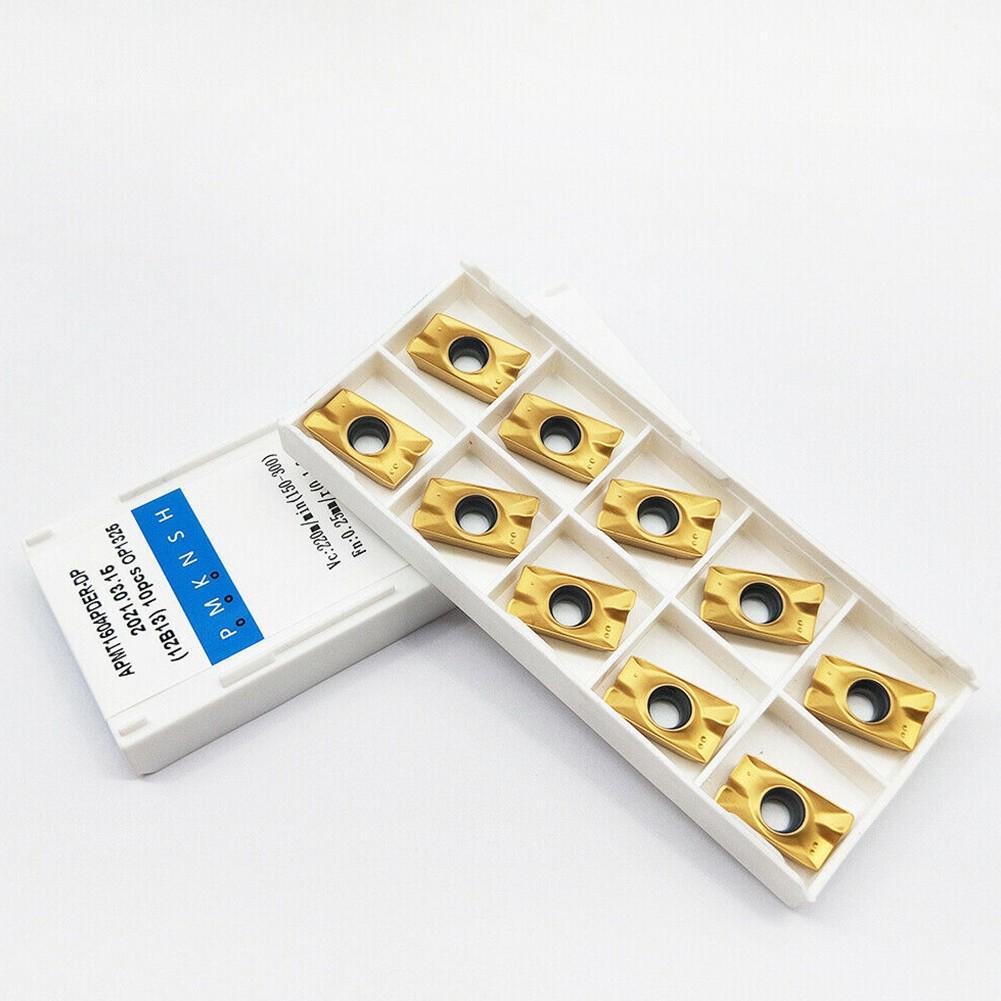 10PCS APMT1604PDER DP Indexable CNC Milling Cutter Carbide INSERTS APKT1604