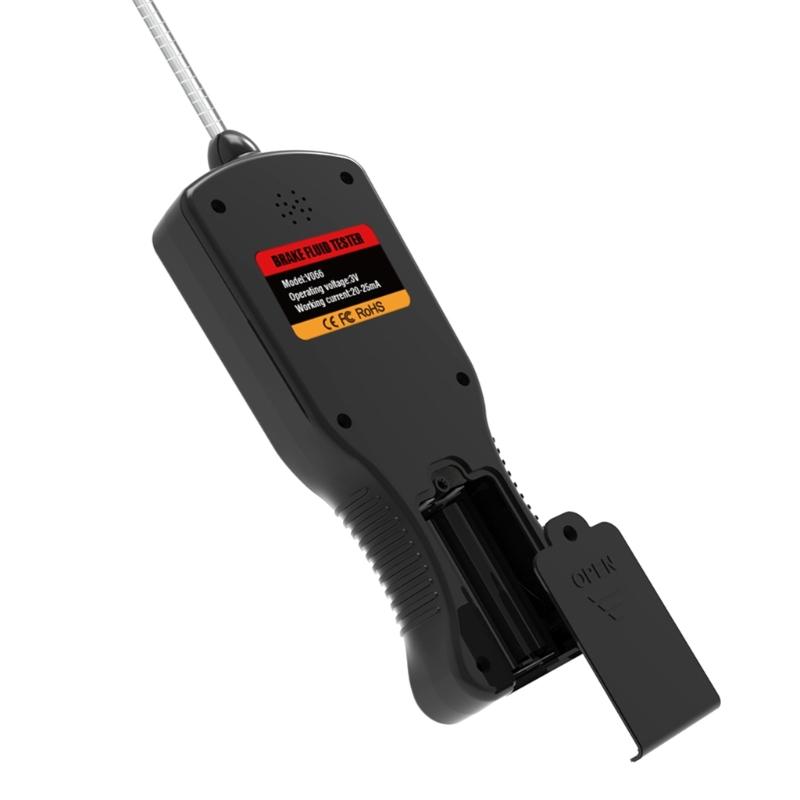 Brake Fluid Tester Car Brake Liquid Digital Tester Fit for DOT3 DOT4 DOT5.1 Accurate Oil Quality Check Sound Light Alarm