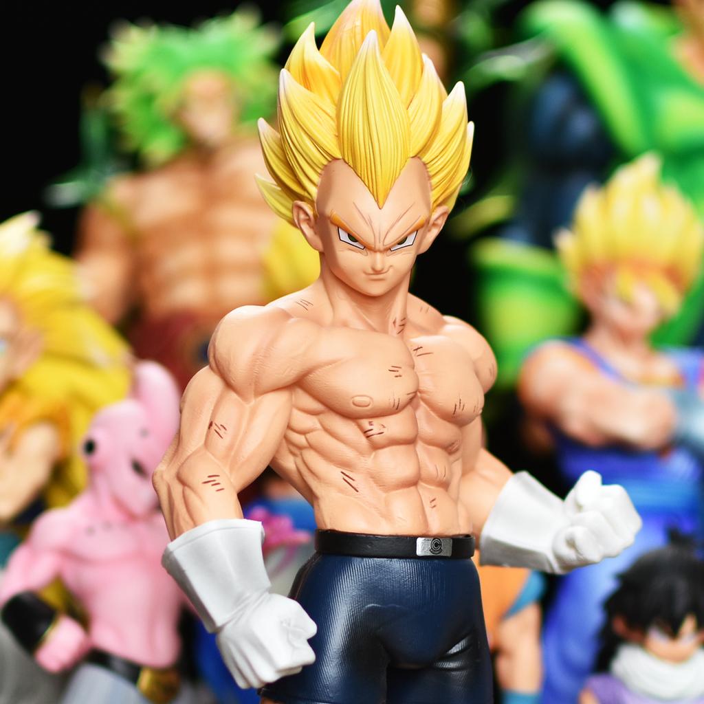 28.5cm/11.2in Anime Dragon Ball Z Vegeta Figure ZL Vegeta Action Figure Collectible Statue Model Toy Gift