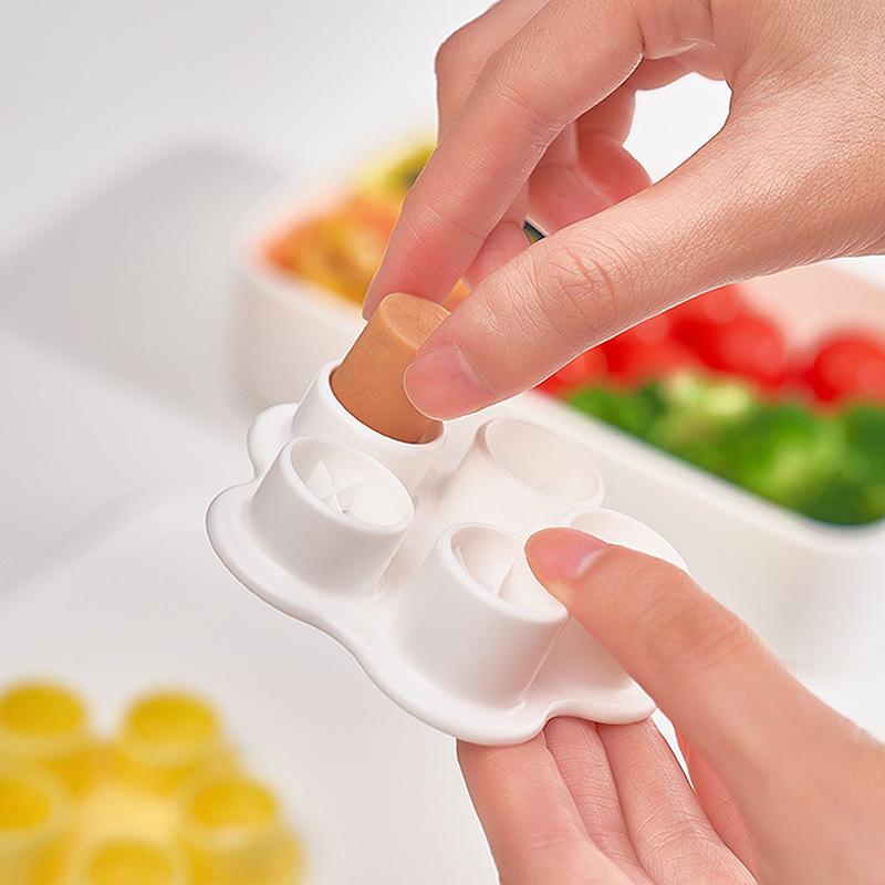 

Набор из 5 резаков для сосисок в виде таксы, в стиле цветка, краба, осьминога, резак для ветчины и сосисок, кухонная форма для нарезки, сделай сам, ланч для бенто-бокса