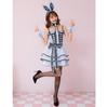 Halloween Costume Cute Plaid Bunny Costume, Game Uniform Copay Cosplay Bunny