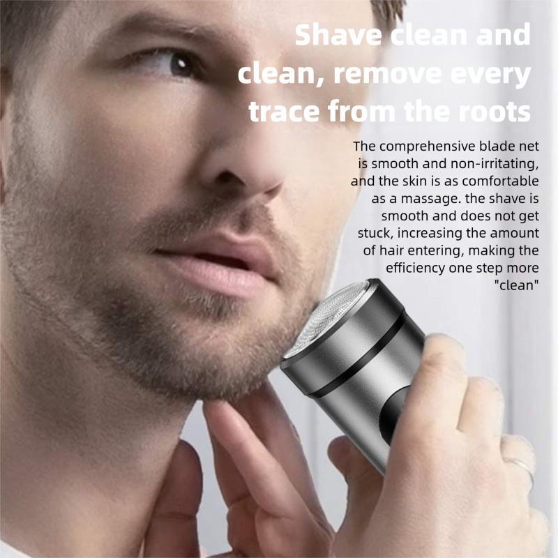 Xiaomi New Small Steel Cannon Mini Electric Shaver Convenient Travel and Business Men's Shaver Washable Beard Knife