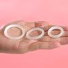 3PCS Cock Rings Flash In The Night Lock Durable Silicone Penis Ring Sex Toys For Men Male Delay Ejaculation Scrotum Lock Ring