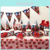 Vibrant Ladybug Girl Themed Party Set For Birthdays Disposable Plates And Cups