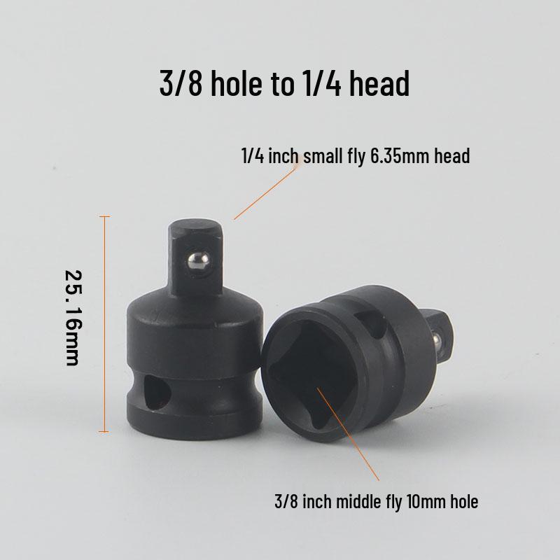 

Electric Wrench Conversion Set: Pneumatic Impact Square to Hex 3/4 to 1/2 Socket Adapter