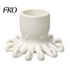 Cartoon Octopus Desk Organizer 3D Printed Pen Holder, Shape Pencil Cup, Cute Makeup Brush Ocean Animal Desktop for Home Office Accessory Curly