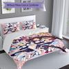 3pcs Custom Name Nekopara Set,Includes 1 Duvet Cover and 2 Pillowcases,All-season Bedroom Decor