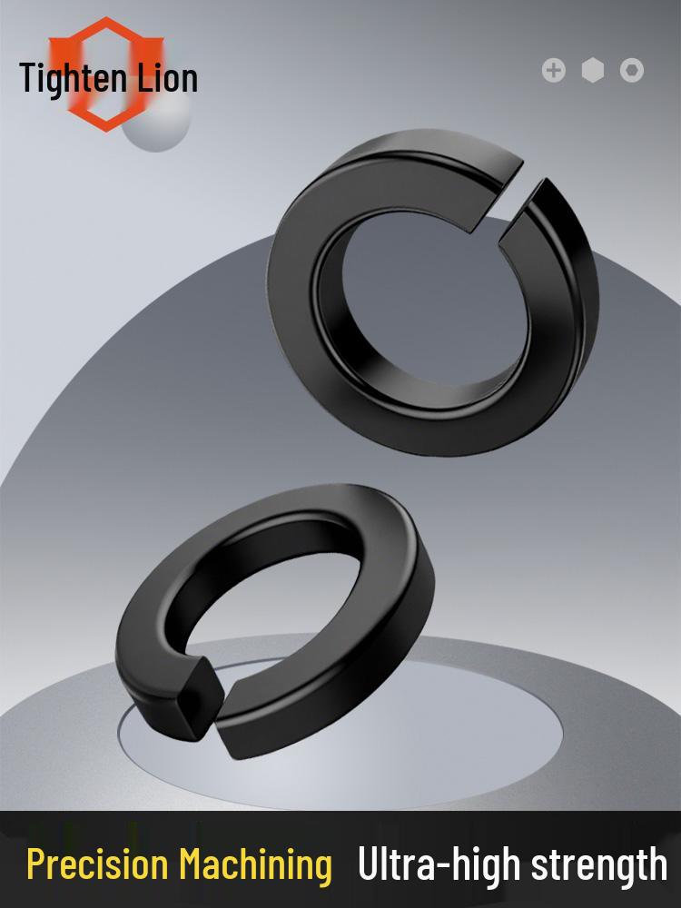 High-Strength Black Spring Washer and Nut Set (M3-M12) M30 (1 pc - Grade 12.9)