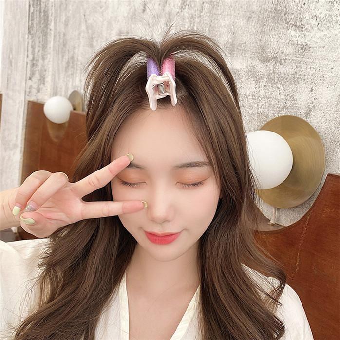 Cheap 2Pcs Hair Root Fluffy Lazy Hair Clips Hairpins Hair Rollers Bangs