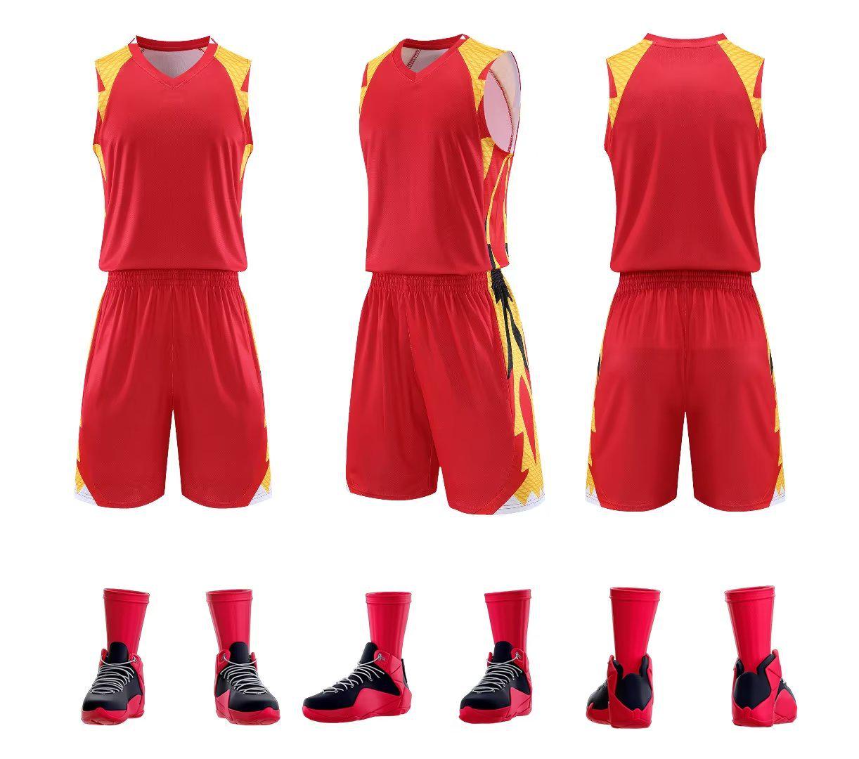 

Мужская американская летняя быстросохнущая тренировочная майка для баскетбола без рукавов 3XL красный