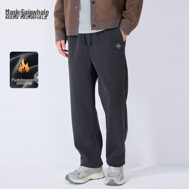 Mark Fairwhale Men s Fleece Lined Corduroy Casual Pants L