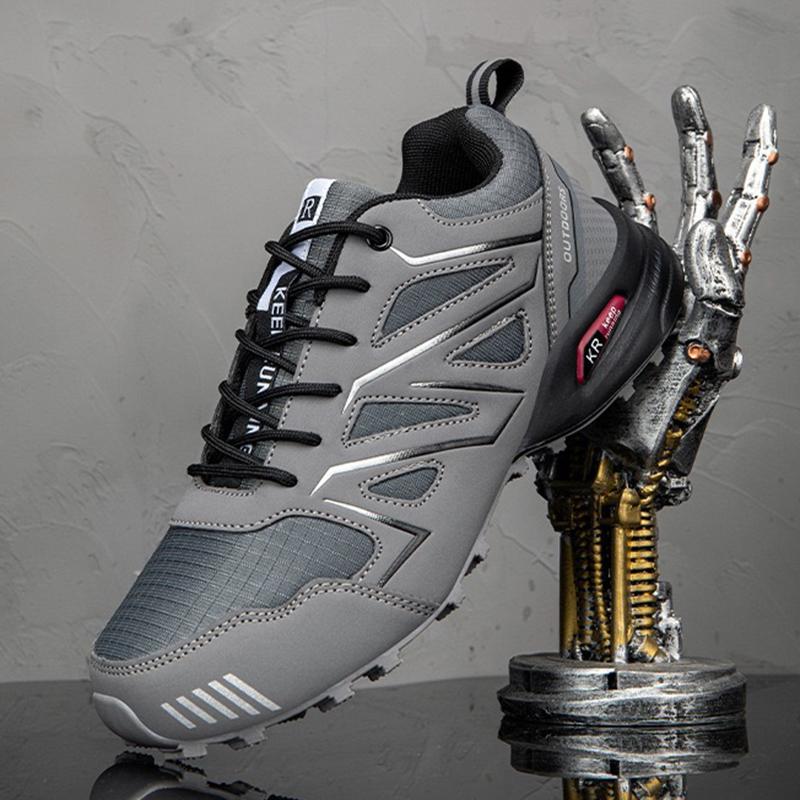 New Men Hiking Shoes Outdoor Waterproof Sports Shoes Comfortable Leather Hiking Training Boots Large Size Tactical Shoe Men