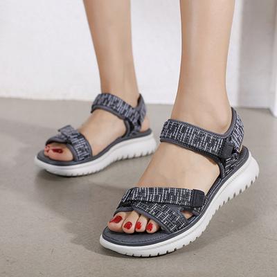 Moda Moda Sandálias Femininas Sapatos de Verão Macios Confortáveis Sandálias de Praia Femininas Sapatos Casuais para Jovens Tamanho Grande 42 A3479