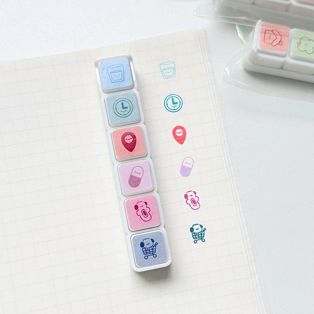 Cartoon Scrapbooking Stamp Kawaii Press Inkpad Stamps New Stamps Decorative  Journal Planner